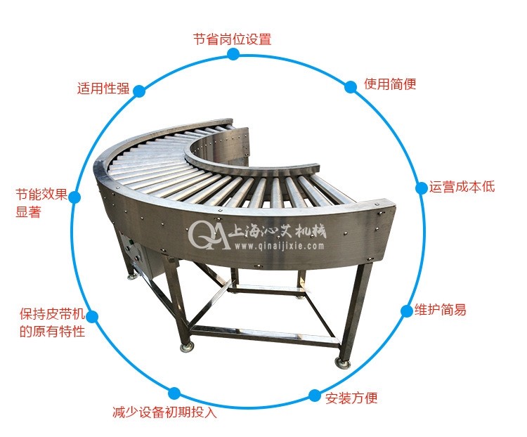 不銹鋼滾筒轉(zhuǎn)彎機 不銹鋼滾筒轉(zhuǎn)彎機